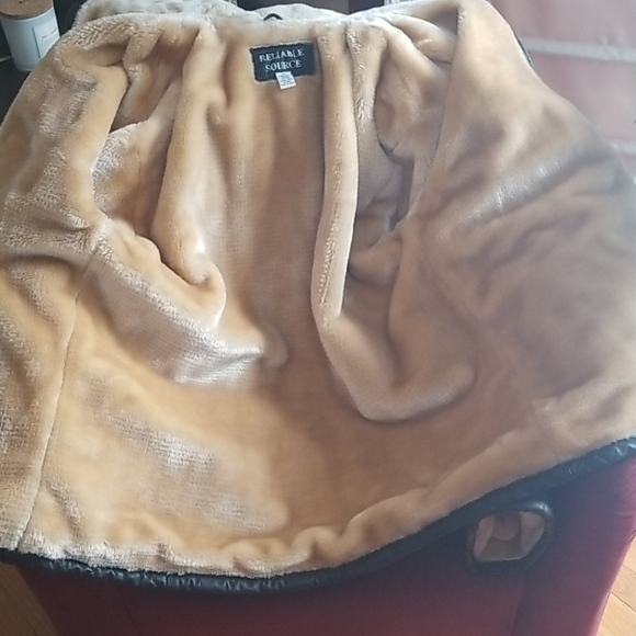 RELIABLE SOURCE - LEATHER BOMBER - Picture 7 of 7